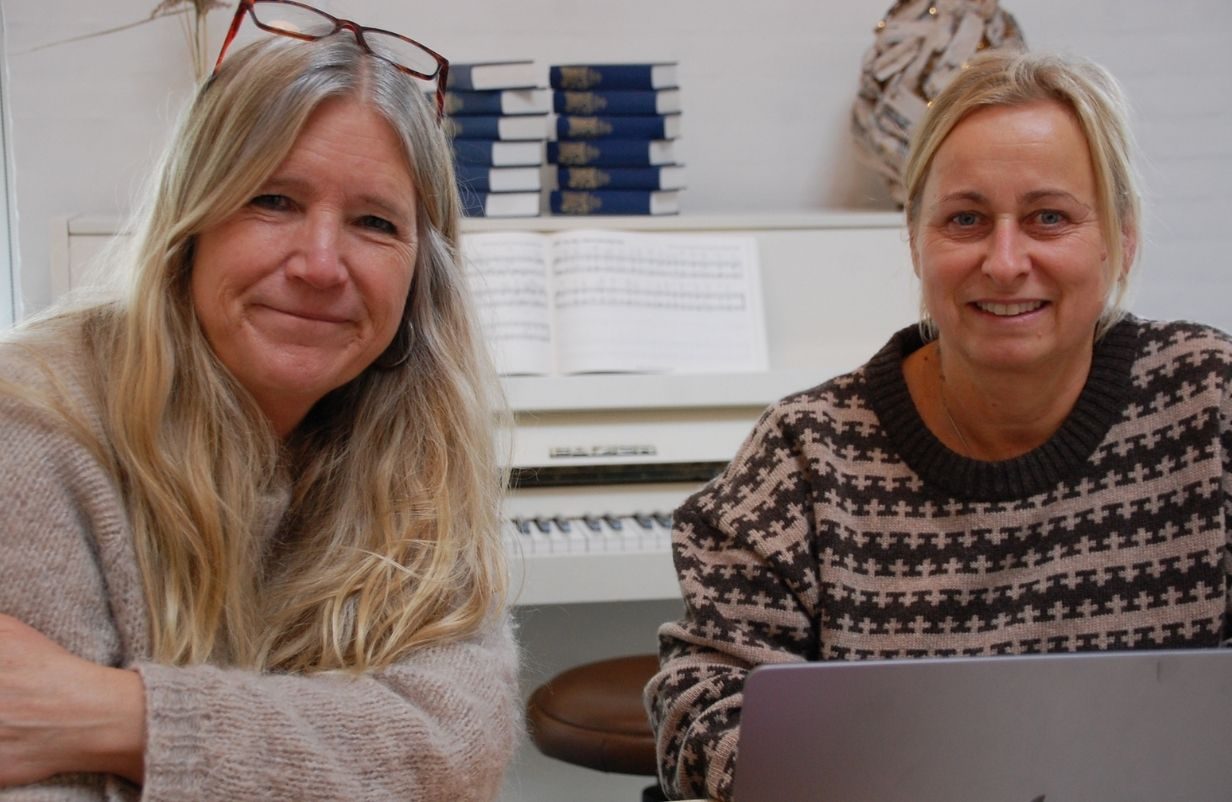 Dorte Handberg Gad (t.v.) og Anja Christensen, Kulturhøjskolen i Thy.